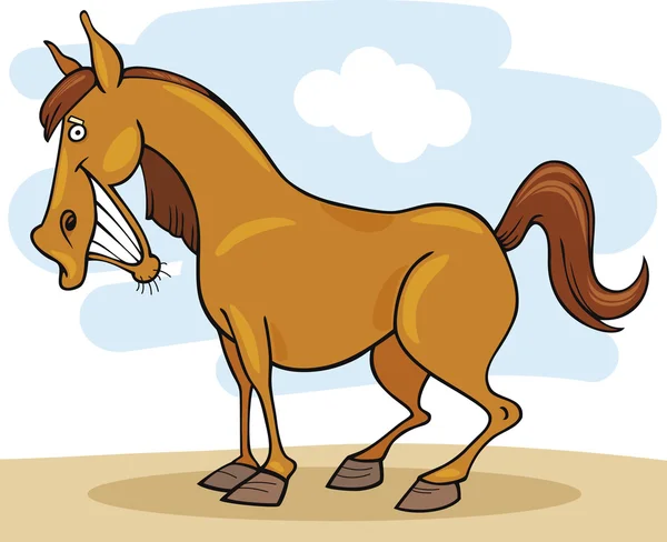 Lantbrukets djur: häst — Stock vektor
