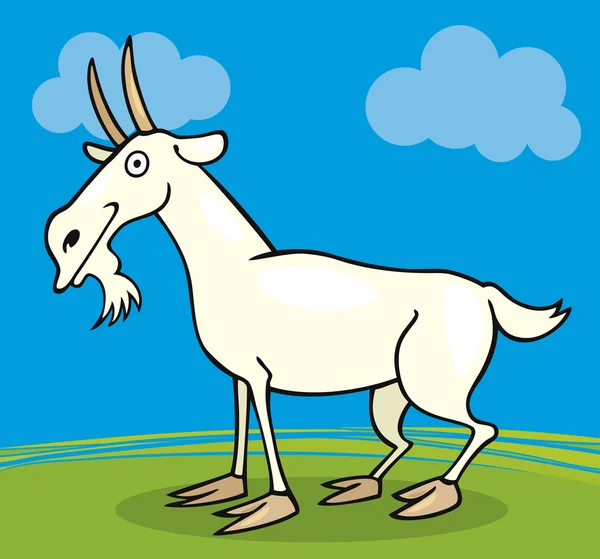 Фермерские животные: Коза — стоковый вектор