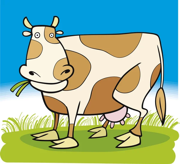 Nutztiere: Kuh — Stockvektor