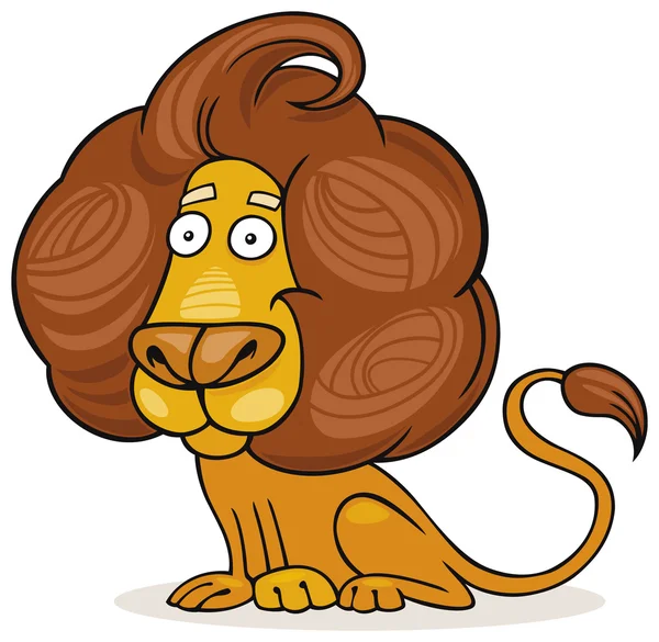Znak zodiaku lew — Wektor stockowy
