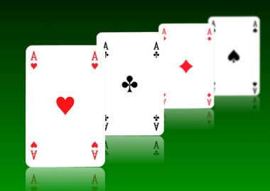 FOUR ACES clipart