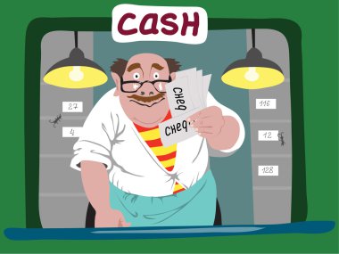 Cashier clipart