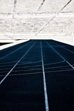 Running track at Panathinaikon Olympic Stadium clipart