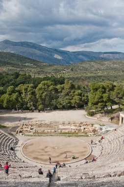 Theatre at Epidaurus clipart