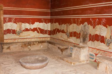 Knossos Archeological Site clipart