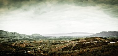 peloponnese Vintage peyzaj