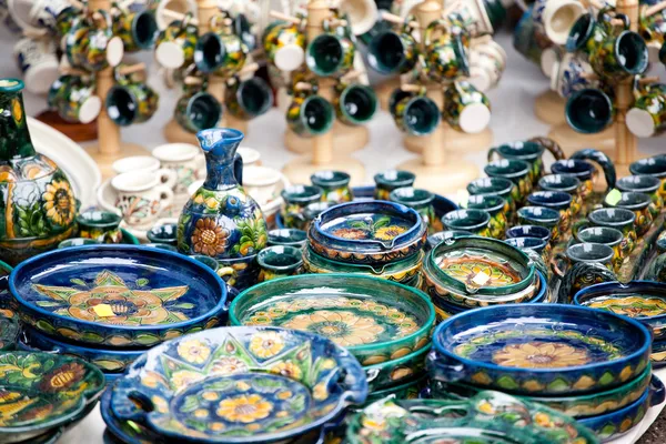 Tradisjonell rumensk keramikk – stockfoto