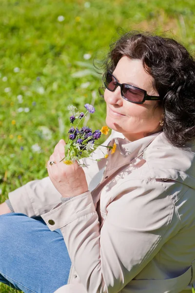 Portrait of a middle aged woman — Stock Photo, Image