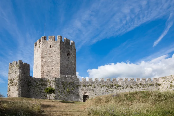 Castello di Platamonas in Grecia — Foto Stock