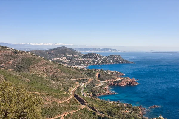 Panorama sul Mar Mediterraneo . — Foto Stock