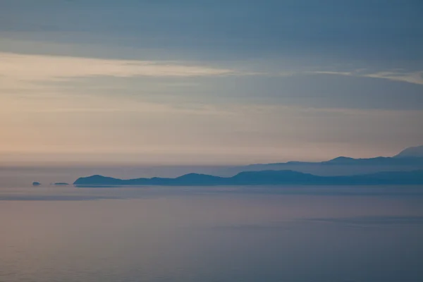Mount athos sabah — Stok fotoğraf