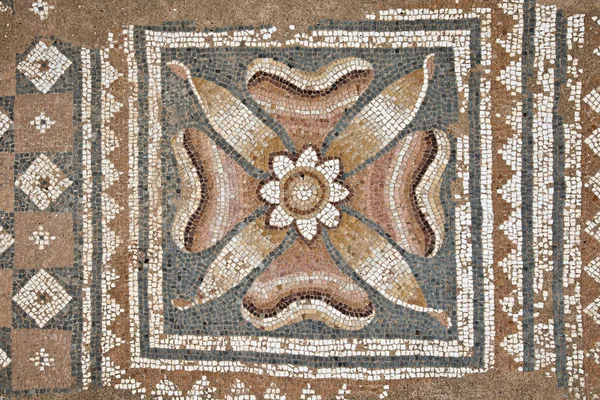 Мозаика в Больших купальнях в Дионе — стоковое фото