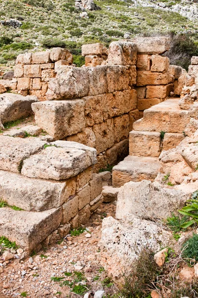 Sitio antiguo de Falasarna — Foto de Stock