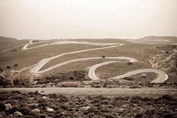 Road to Khora Sfakion — Stock Photo, Image