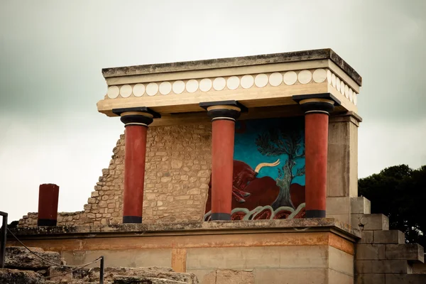 Arkeologiska fyndorten Knossos — Stockfoto