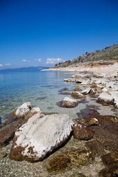 Zona costeira da Grécia — Fotografia de Stock