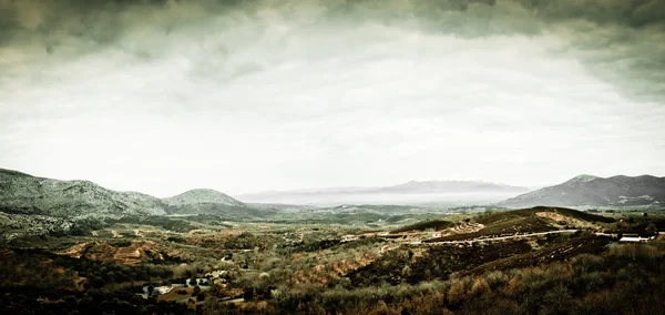 stock image Vintage landscape in Peloponnese