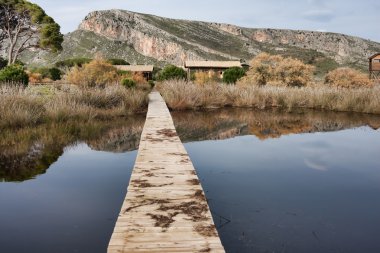 mavra ori dağın ve prokopos lagoon