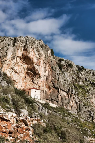 Kapelle auf dem Berg Mavra ori — Stockfoto