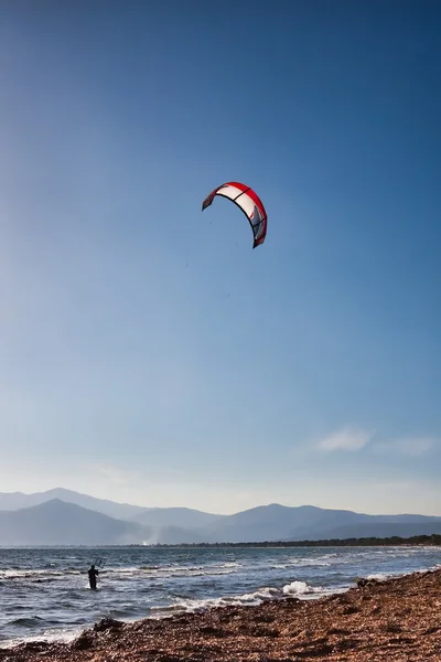 Kite surfing — Fotografie, imagine de stoc