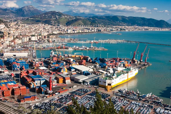 Salerno Harbour — Stockfoto