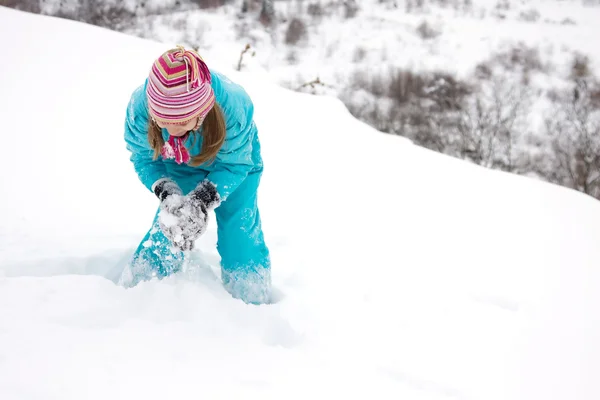 Dovádění na sněhu — Stock fotografie