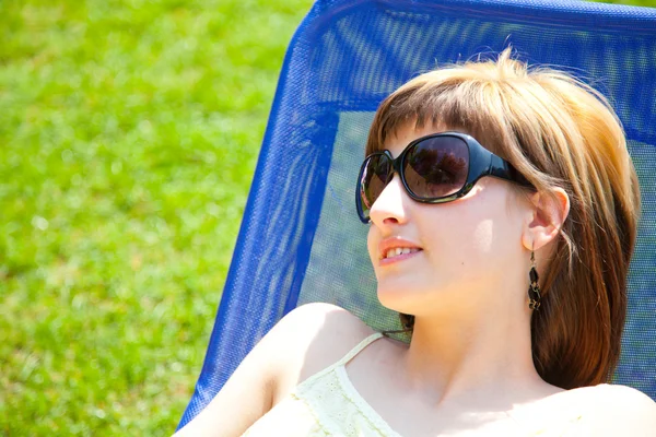 Relaxando no sol — Fotografia de Stock