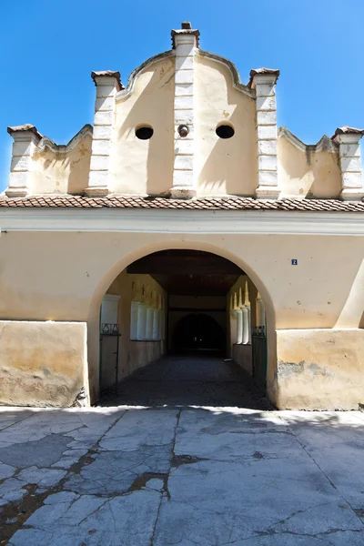 Είσοδος στην εκκλησία prejmer οχυρωμένη — Φωτογραφία Αρχείου