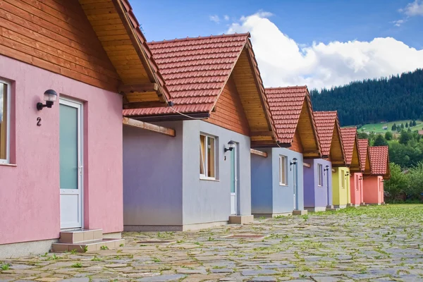 Casas coloridas — Fotografia de Stock
