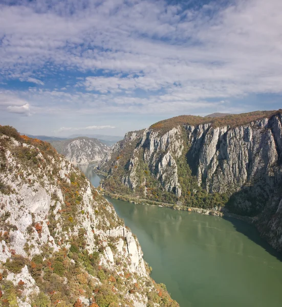 Donau raviner — Stockfoto