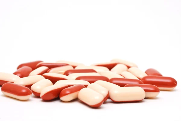 stock image Red and white pills