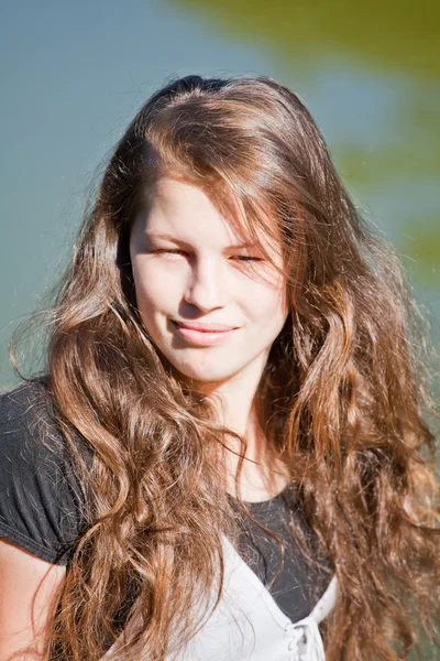 Piękna nastolatka — Zdjęcie stockowe
