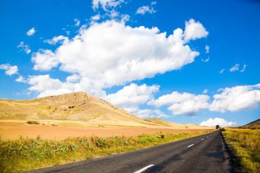 Road in Dobrogea clipart