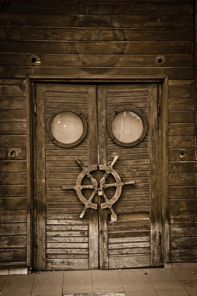 stock image Old wooden door