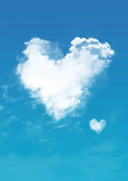 Heart Cloud — Stock Photo, Image