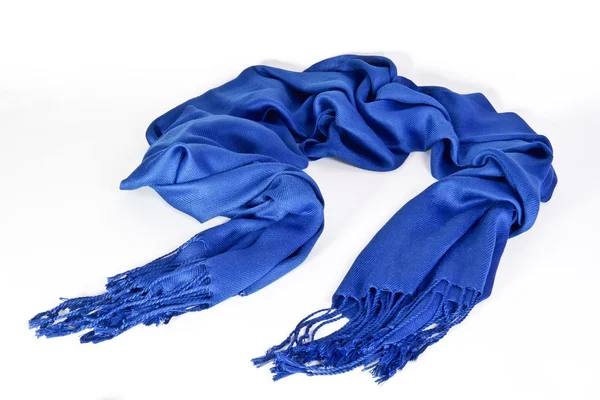 Голубой шарф — стоковое фото