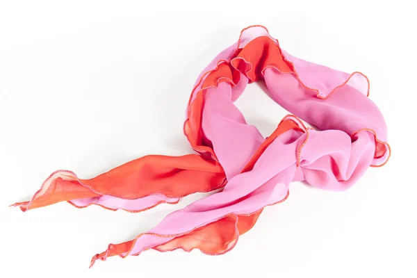 Pink silk scarf — Stock Photo, Image