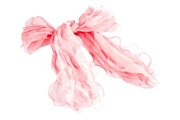 stock image Pink silk scarf