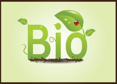 Bio eco plants clipart