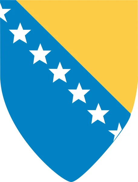 波斯尼亚和黑塞哥维那的徽章 — 图库矢量图片