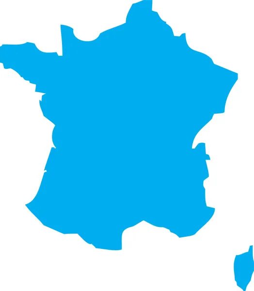 França Mapa —  Vetores de Stock