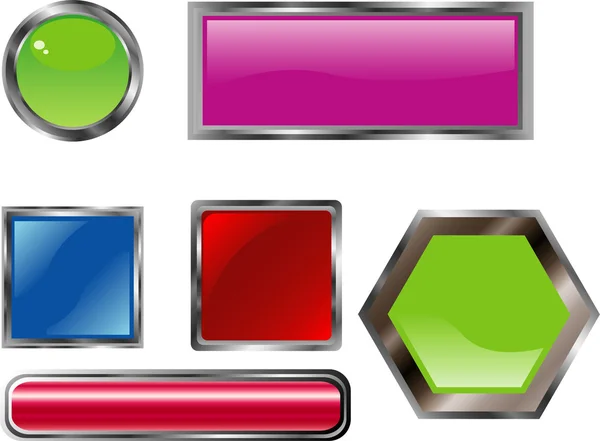 Γυαλιστερά κουμπιά — Διανυσματικό Αρχείο