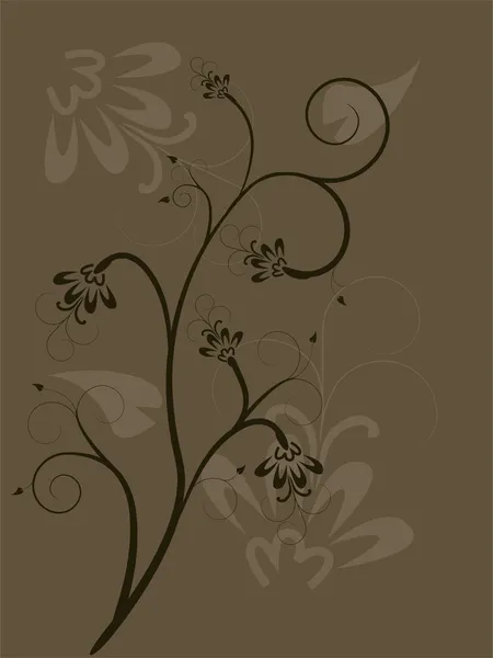 Ornements floraux de style ancien — Image vectorielle