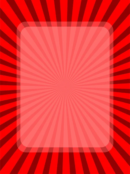 Röd ram — Stock vektor
