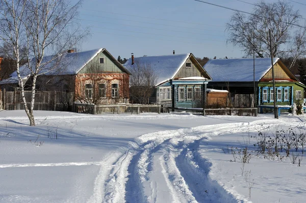 stock image Russian village