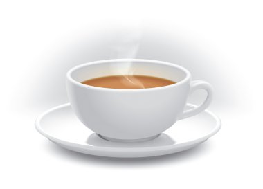 Cup of hot tea clipart