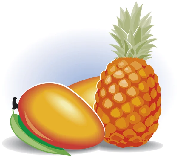 Composición de las frutas — Foto de Stock