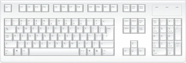 Tastatur. Top-Schleier. — Stockfoto