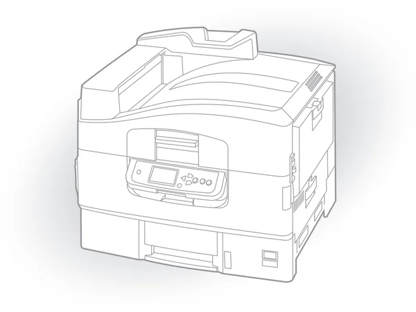 Лазерный принтер — стоковое фото