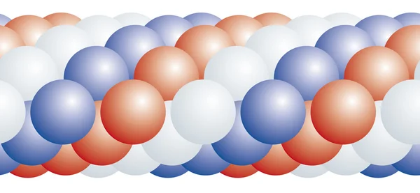 Balloons colored garland element. — Stock Photo, Image